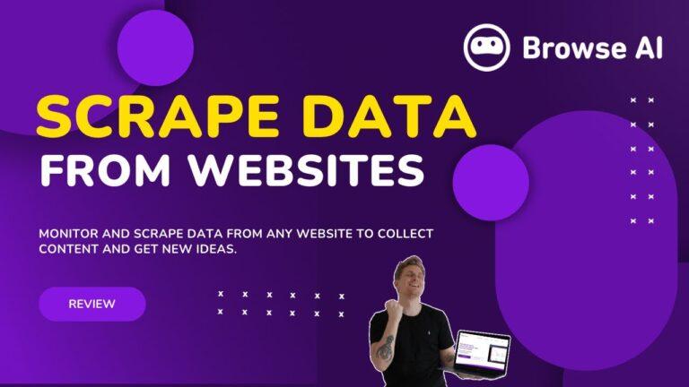 download website data with Browse AI