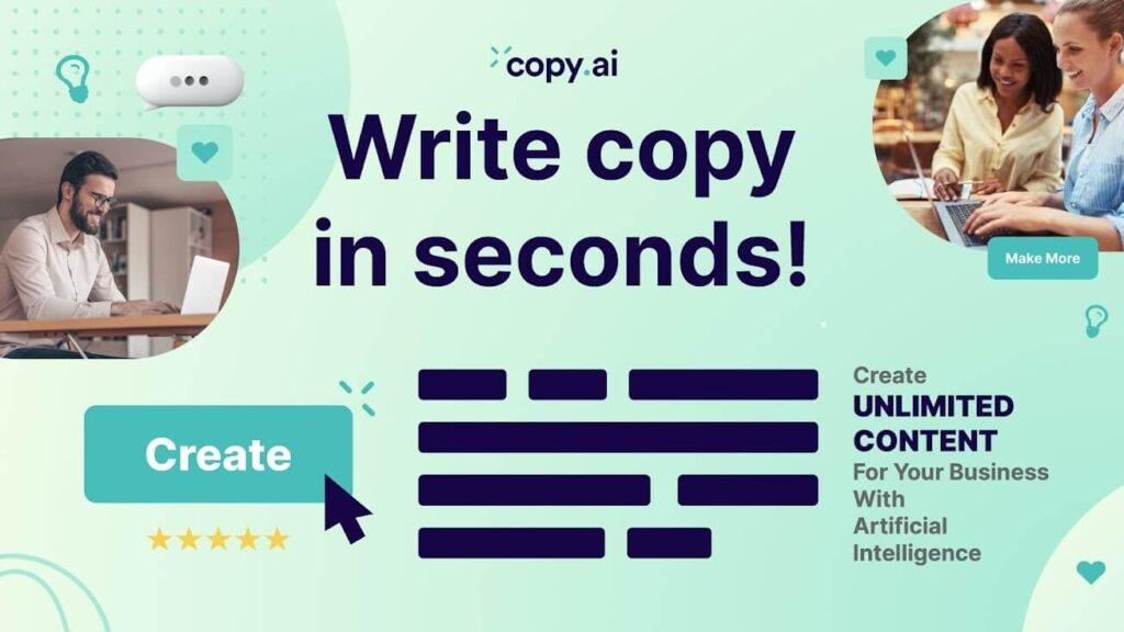 Best AI tools for affiliate marketers Write Content marketing in seconds! Try Copy.AI for free today!